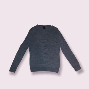 H&M blue sweater long comfy